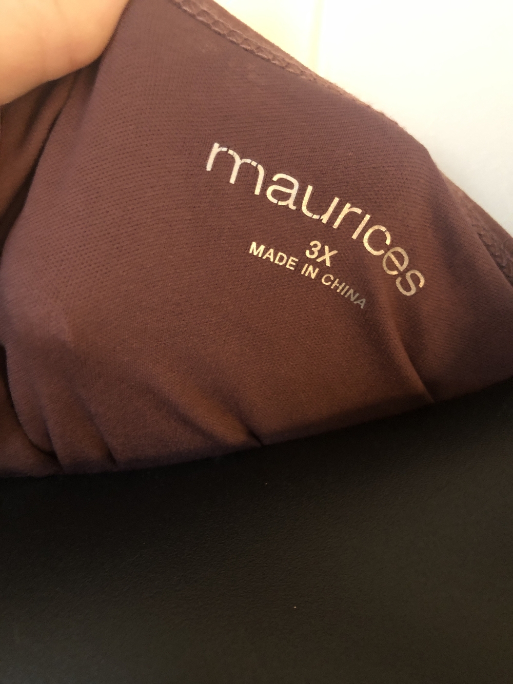 Maurices Lace Top in Plum